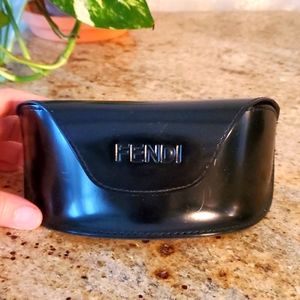 FENDI black sunglasses case eyeglasses case